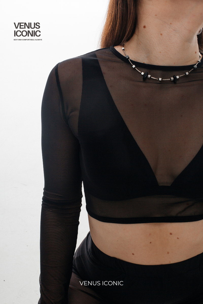 MESH CROP-TOP